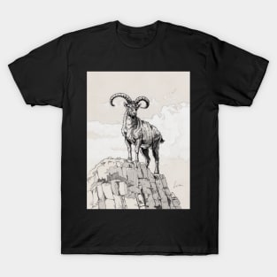 Ibex on rock T-Shirt